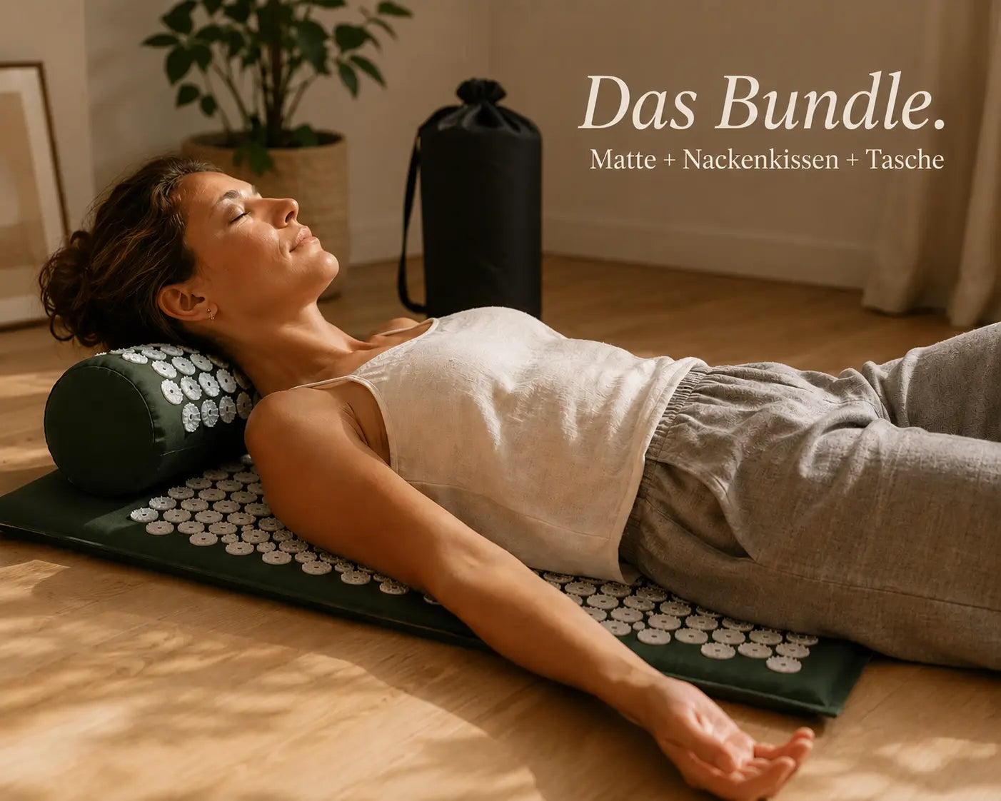 Kernruhe Akupressurmatte + Kissen | Entspannung & Stressabbau