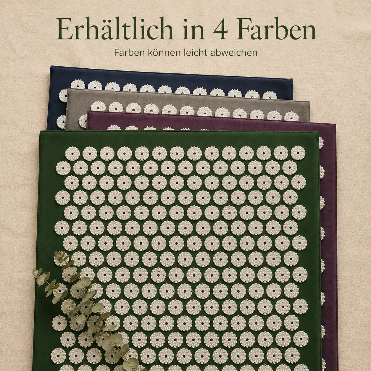 Kernruhe Akupressurmatte + Kissen | Entspannung & Stressabbau