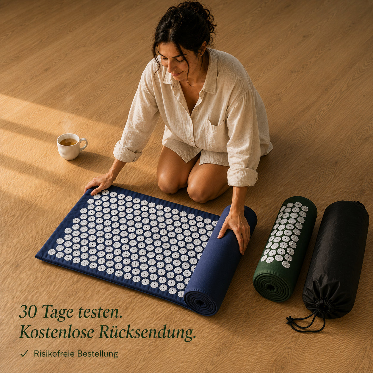 Kernruhe Akupressurmatte + Kissen | Entspannung & Stressabbau